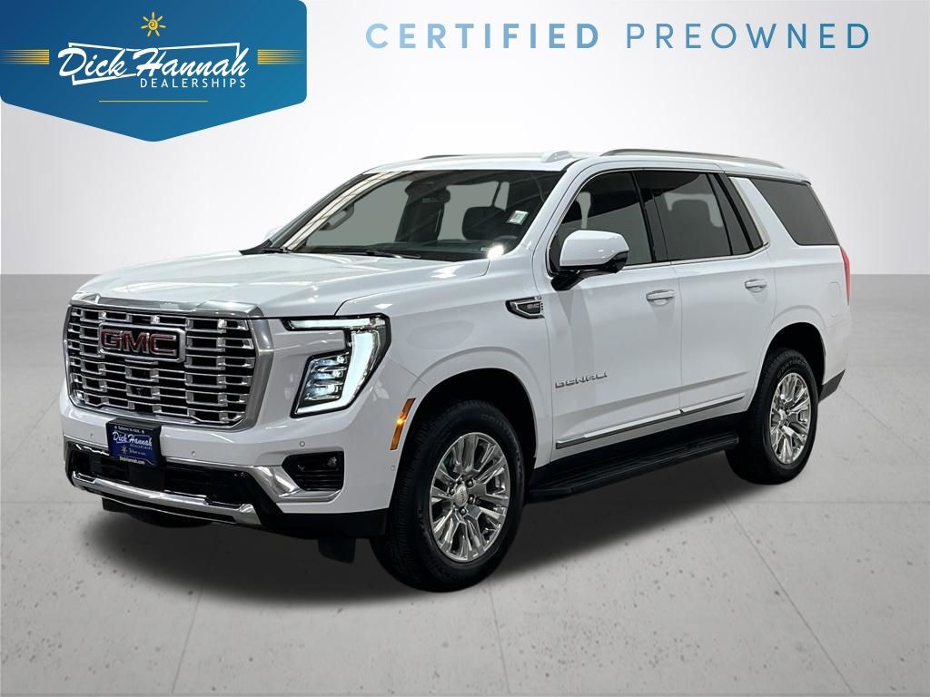 Summit White 2025 GMC Yukon Denali 4WD SUV / Crossover Four-Wheel Drive