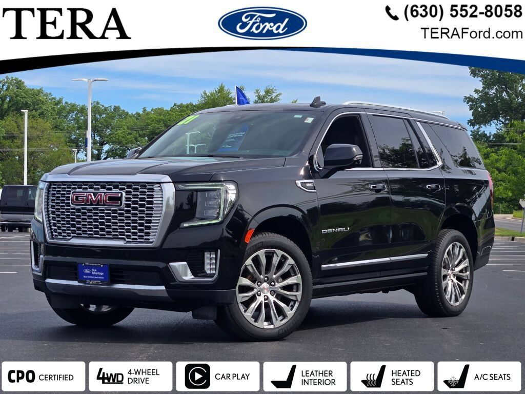 Black 2021 GMC Yukon SUV / Crossover Four-Wheel Drive