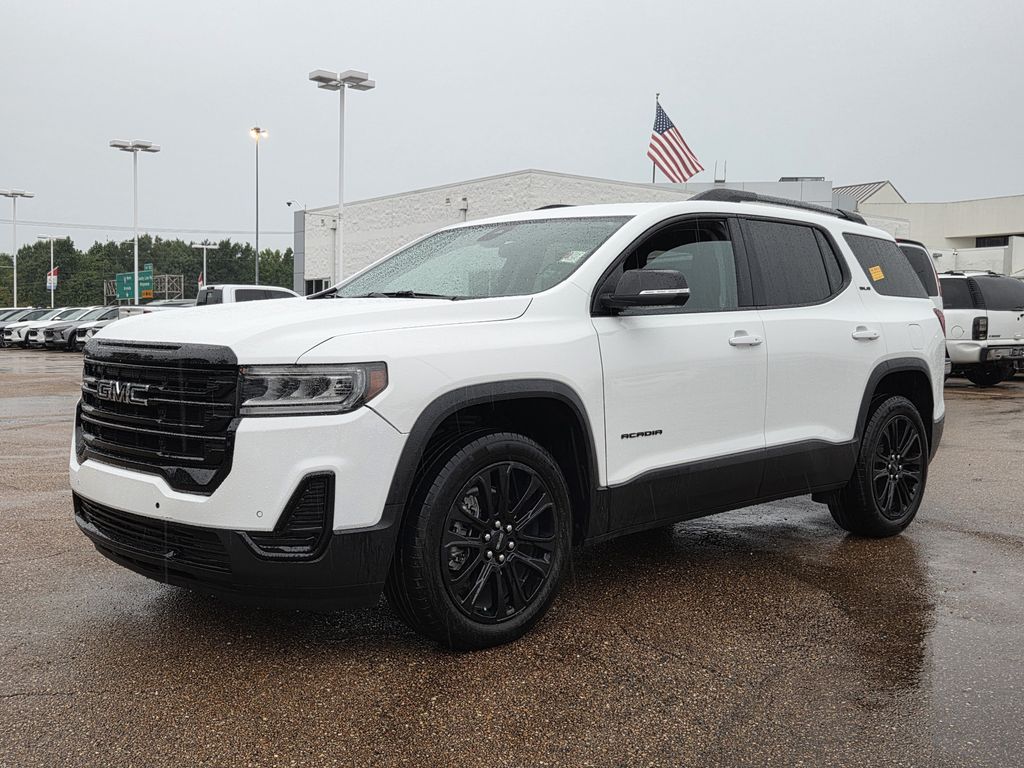 Summit White 2023 GMC Acadia SUV / Crossover Front-Wheel Drive 9-Speed Automatic
