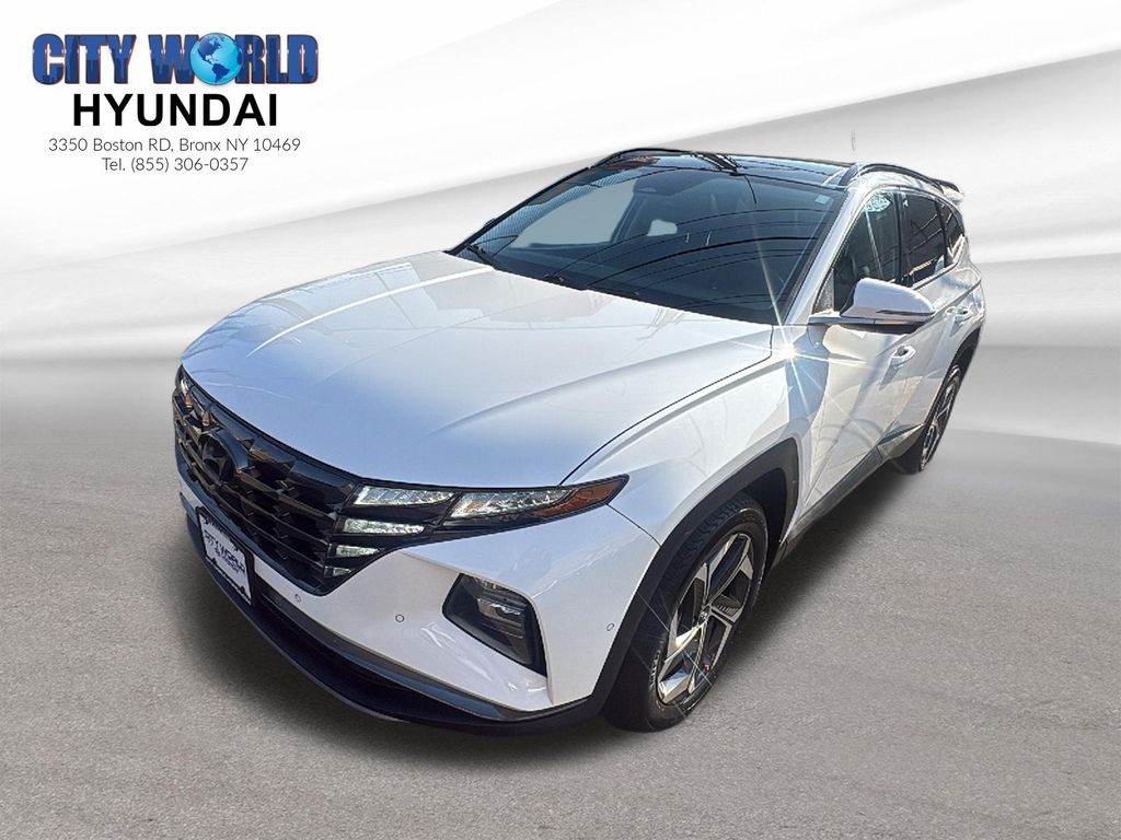 White Pearl 2024 Hyundai Tucson Limited AWD SUV / Crossover All-Wheel Drive 8-Speed Automatic