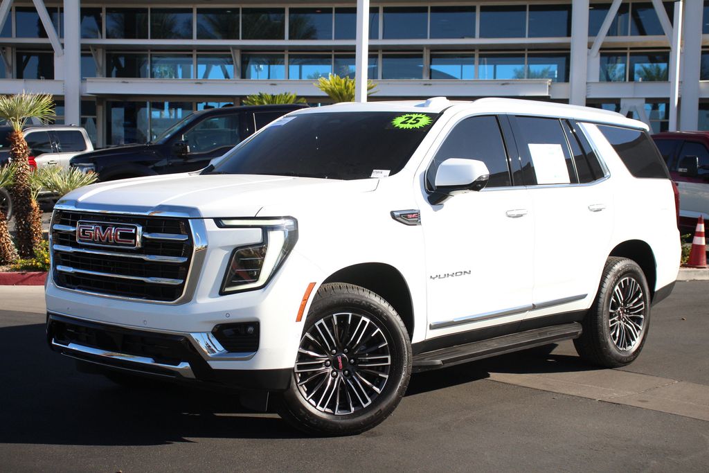 Summit White 2025 GMC Yukon SUV / Crossover Four-Wheel Drive 