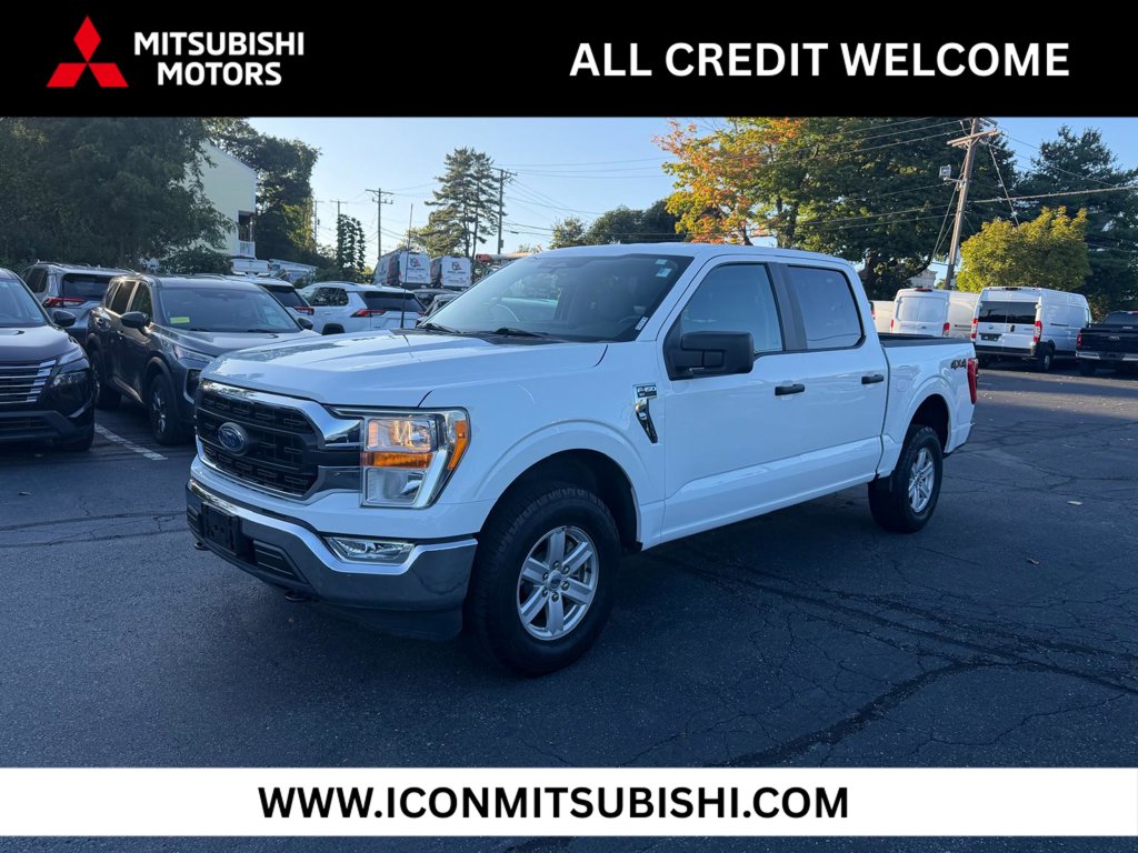 White 2022 Ford F-150 Pickup Truck Four-Wheel Drive Automatic