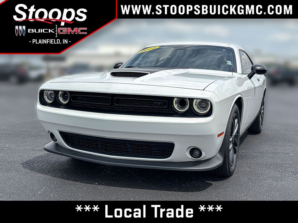 White Knuckle Clearcoat 2019 Dodge Challenger Coupe All-Wheel Drive 8-Speed Automatic