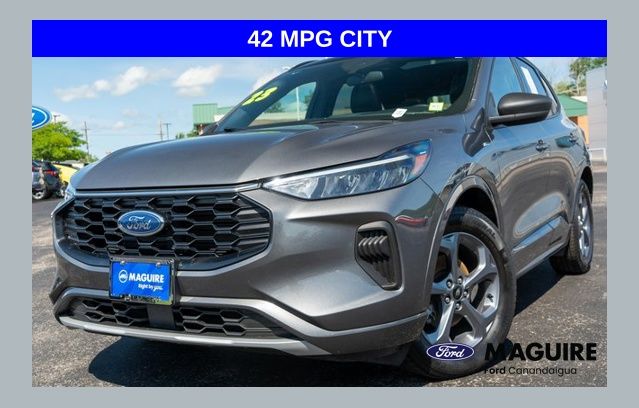 Gray Metallic 2023 Ford Escape Hybrid SUV / Crossover Front-Wheel Drive Continuously Variable Transmission