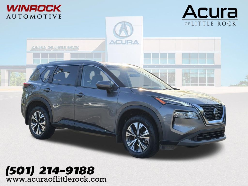 Gray (Gun Metallic) 2023 Nissan Rogue SV FWD SUV / Crossover Front-Wheel Drive Continuously Variable Transmission