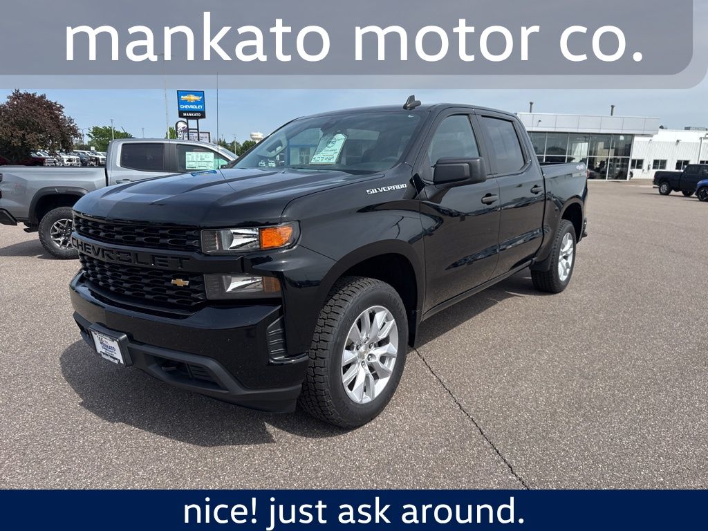 Black 2022 Chevrolet Silverado 1500 Pickup Truck Four-Wheel Drive 8-Speed Automatic