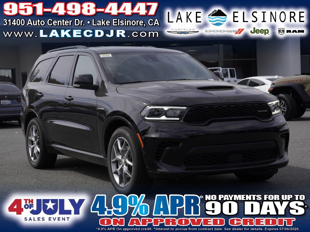 DB Black Crystal Clearcoat 2026 Dodge Durango SUV / Crossover All-Wheel Drive 8-Speed Automatic