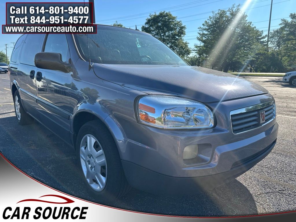 Silver Plum 2007 Saturn Relay Minivan Front-Wheel Drive 4-Speed Automatic Overdrive