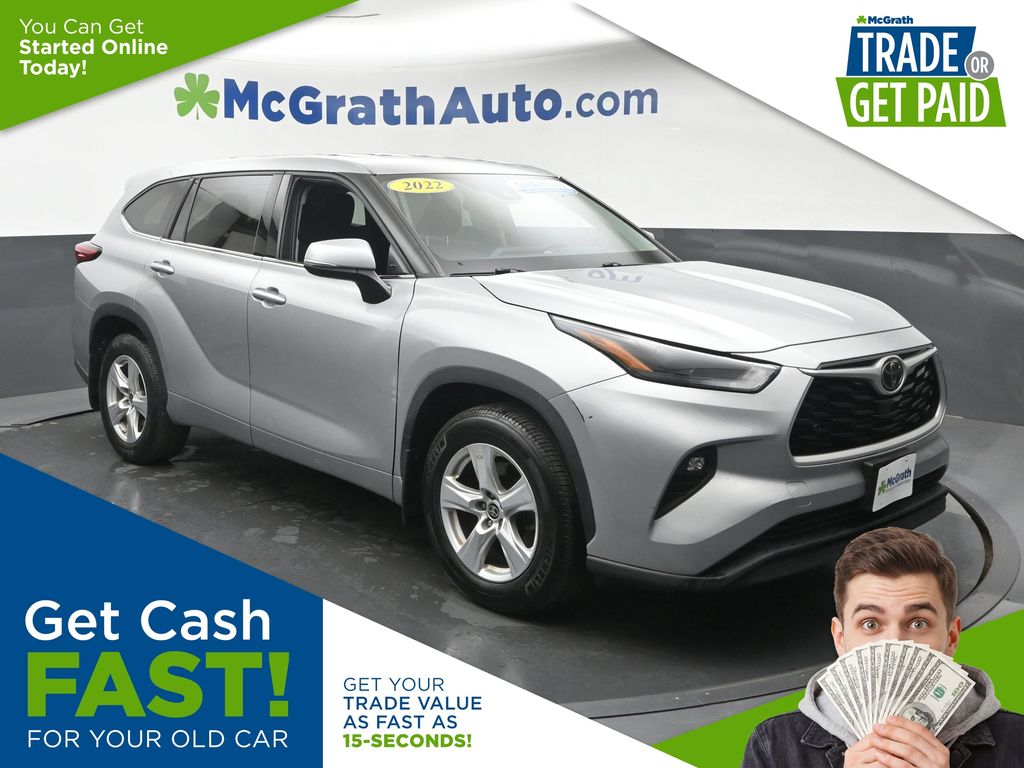 Celestial Silver Metallic 2022 Toyota Highlander SUV / Crossover All-Wheel Drive 8-Speed Automatic