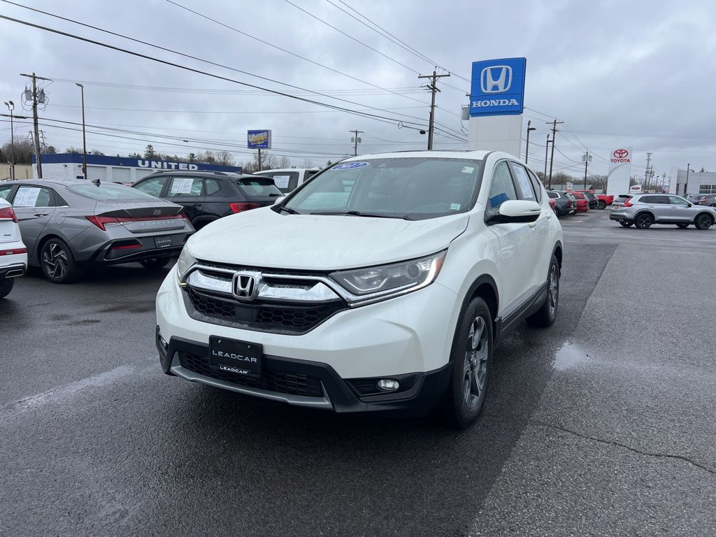 White 2017 Honda CR-V EX AWD SUV / Crossover All-Wheel Drive Continuously Variable Transmission