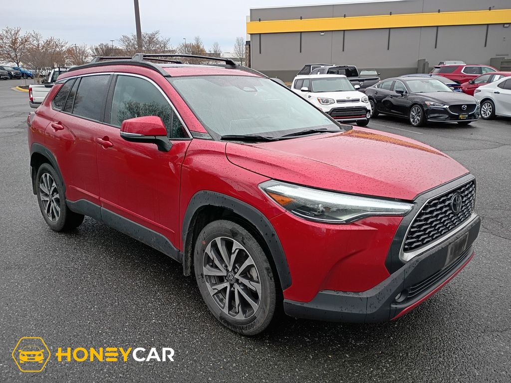 Barcelona Red Metallic 2024 Toyota Corolla Cross XLE AWD SUV / Crossover All-Wheel Drive Continuously Variable Transmission