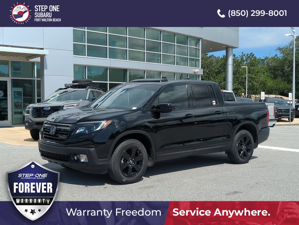 Crystal Black Pearl 2018 Honda Ridgeline Pickup Truck All-Wheel Drive 6-Speed Automatic