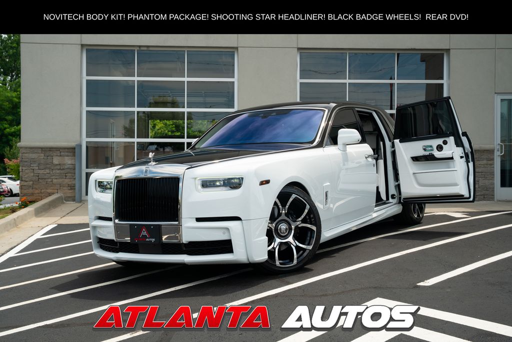 Arctic White 2022 Rolls-Royce Phantom RWD Sedan Rear-Wheel Drive 8-Speed Automatic