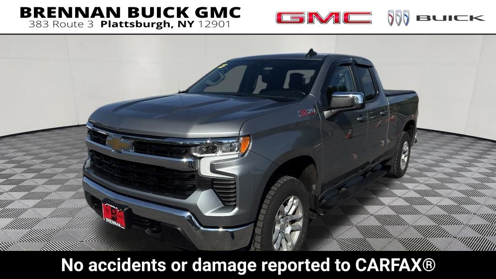 Sterling Gray Metallic 2023 Chevrolet Silverado 1500 Pickup Truck Four-Wheel Drive Automatic