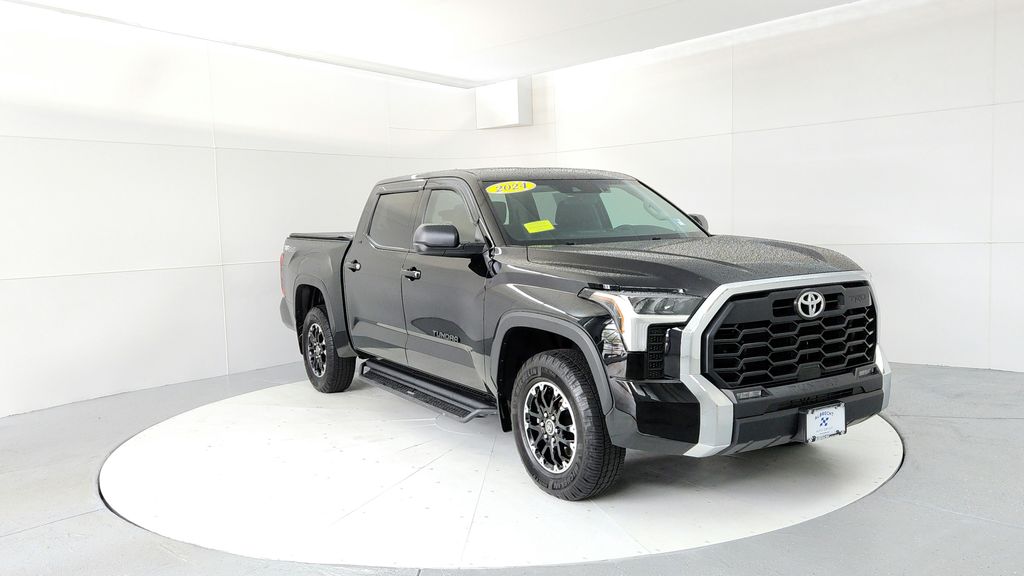 Midnight Black Metallic 2024 Toyota Tundra Pickup Truck Four-Wheel Drive Automatic