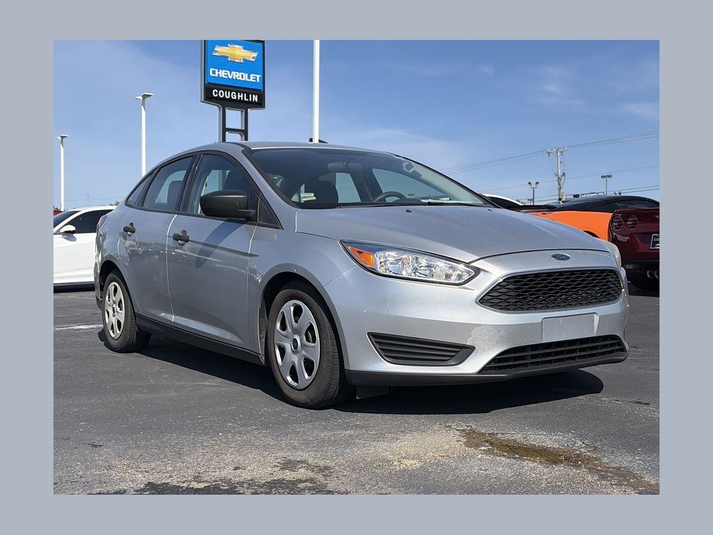 Ingot Silver 2017 Ford Focus S Sedan Front-Wheel Drive 6-Speed Automatic