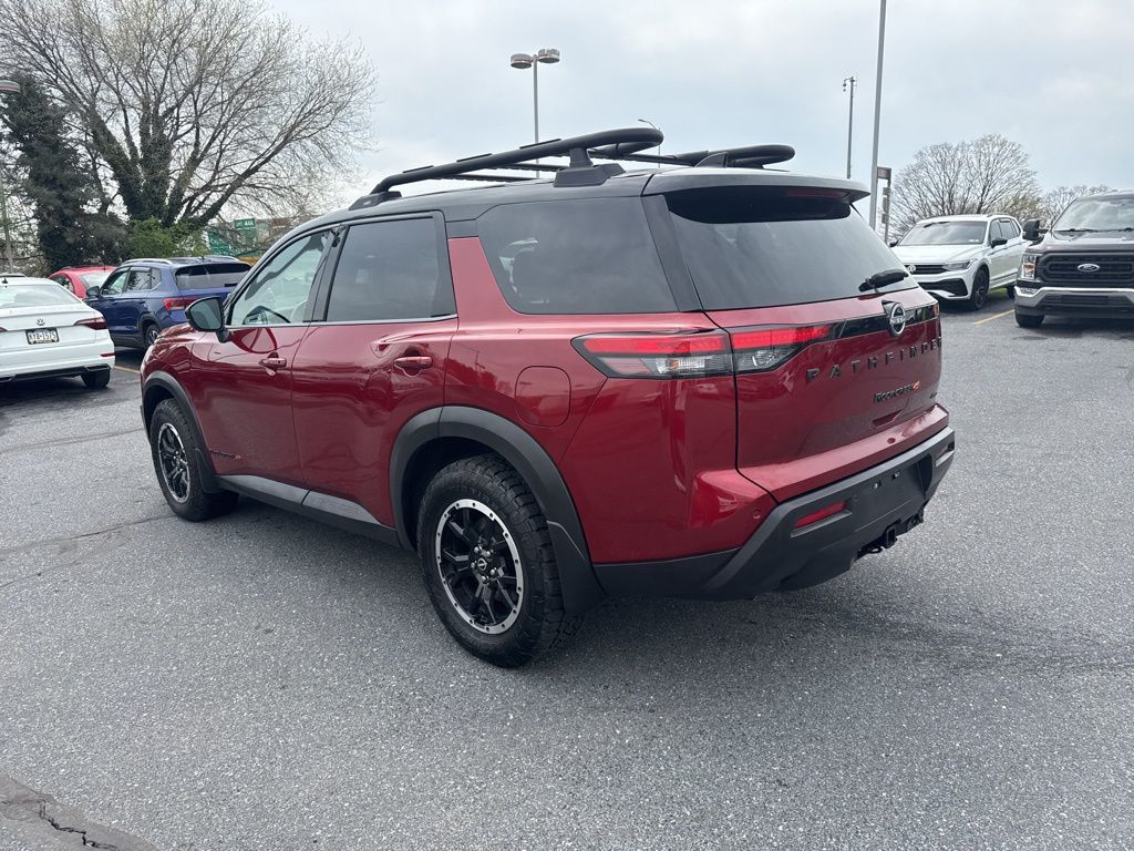 2024 Nissan Pathfinder Rock Creek Red at South Hills Kia