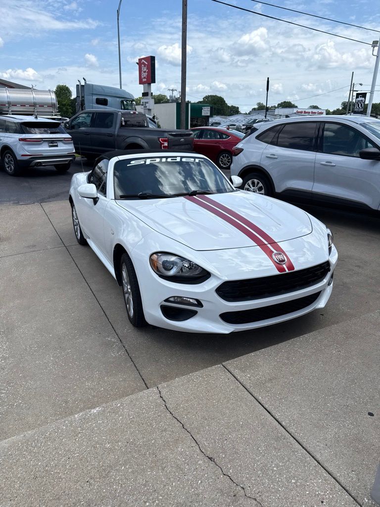 Brillante White 2019 FIAT 124 Spider Classica Convertible Rear-Wheel Drive 6-Speed Automatic