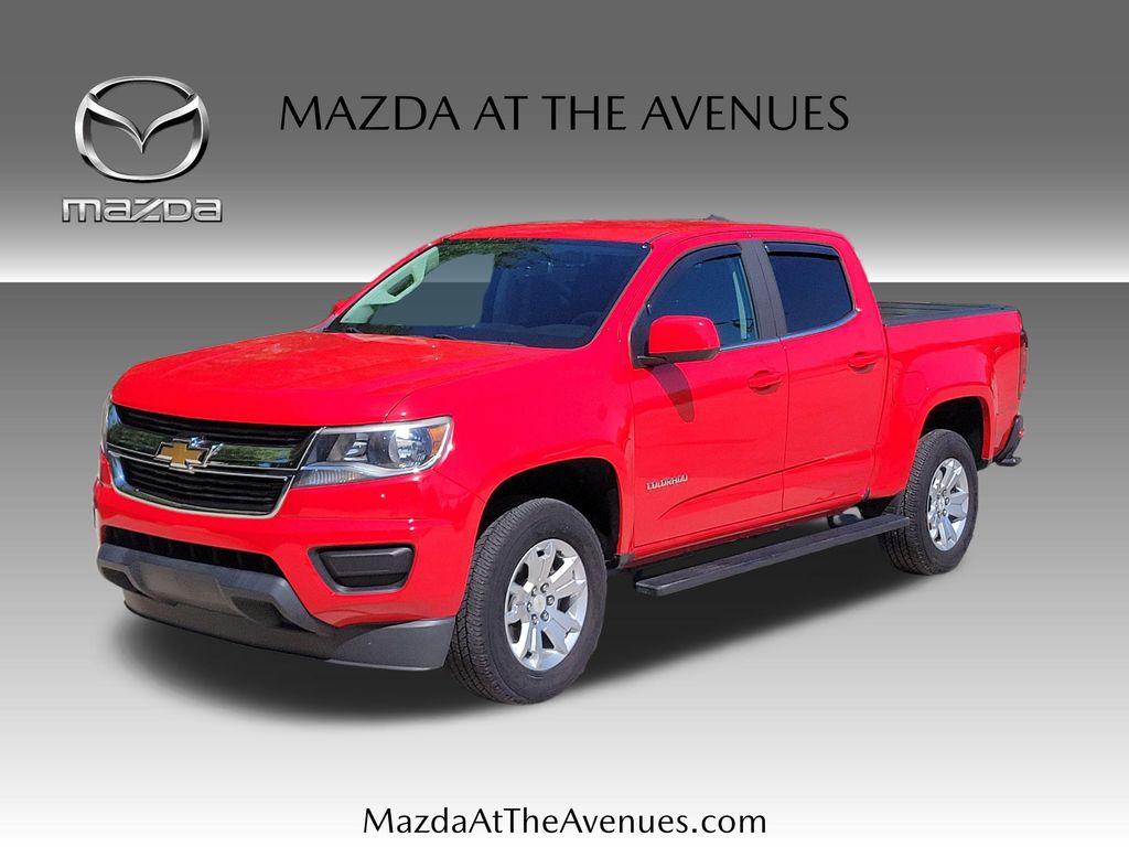Red 2019 Chevrolet Colorado LT Crew Cab RWD Pickup Truck 4X2 8-Speed Automatic