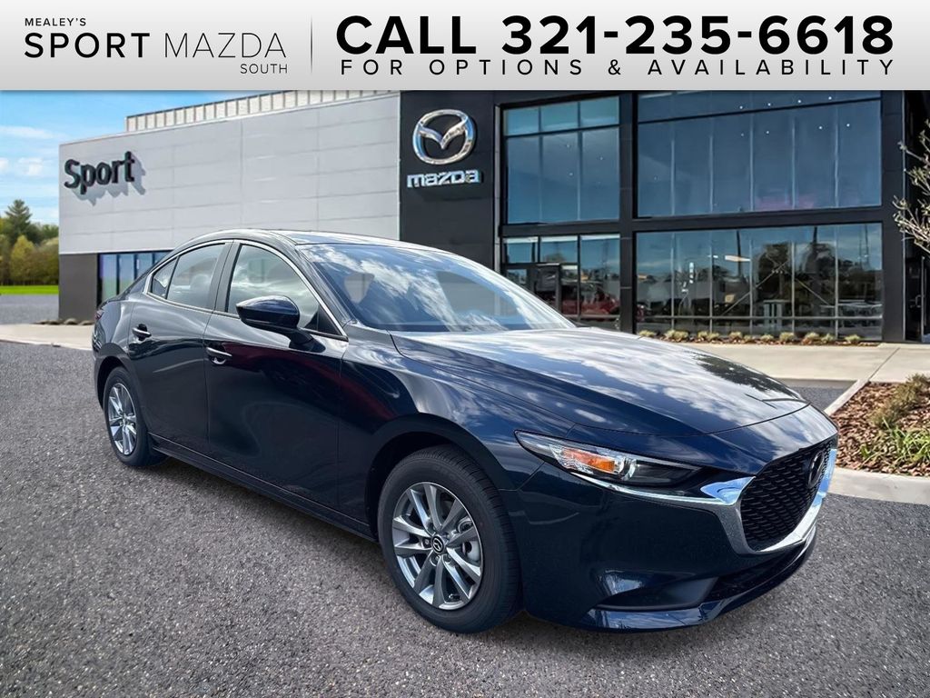 Deep Crystal Blue Mica 2026 Mazda MAZDA3 Sedan Front-Wheel Drive 6-Speed Automatic