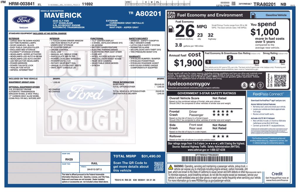 New 2026 Gray Ford XLT image 22