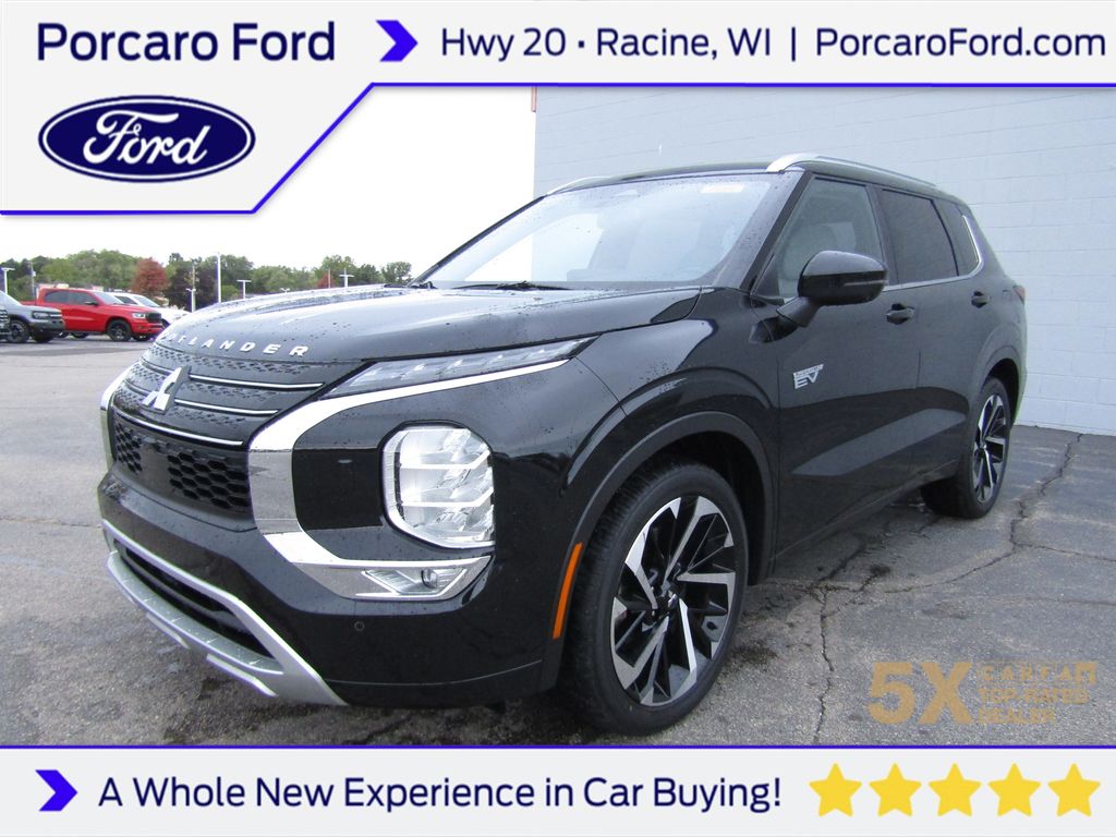 Labrador Black Pearl 2024 Mitsubishi Outlander Hybrid Plug-in SEL S-AWC SUV / Crossover All-Wheel Drive 1-Speed Automatic