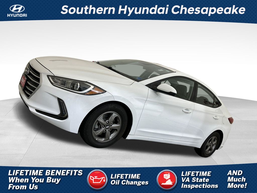 Quartz White Pearl 2017 Hyundai Elantra Sedan Front-Wheel Drive 7-Speed Automatic