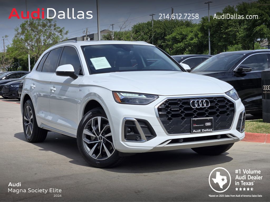 Glacier White Metallic 2023 Audi Q5 quattro Premium S Line 45 TFSI SUV / Crossover All-Wheel Drive 7-Speed Automatic