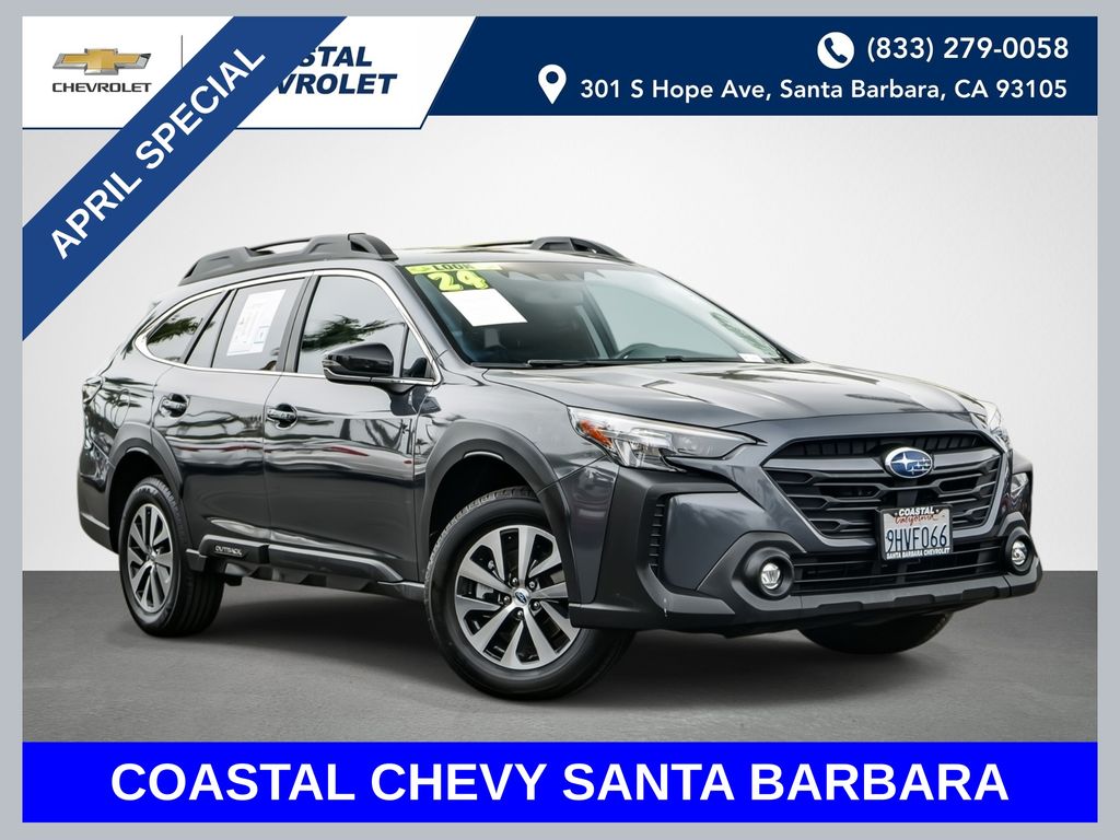Magnetite Gray Metallic 2024 Subaru Outback Premium AWD SUV / Crossover All-Wheel Drive Continuously Variable Transmission
