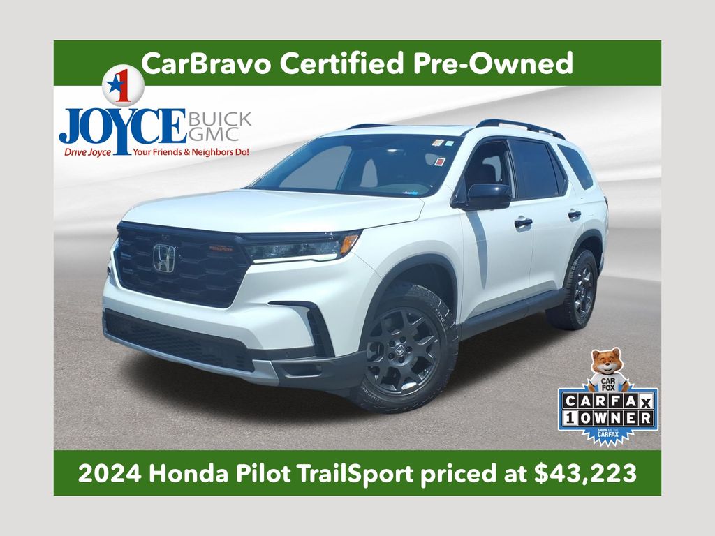 Platinum White Pearl 2024 Honda Pilot SUV / Crossover All-Wheel Drive Automatic
