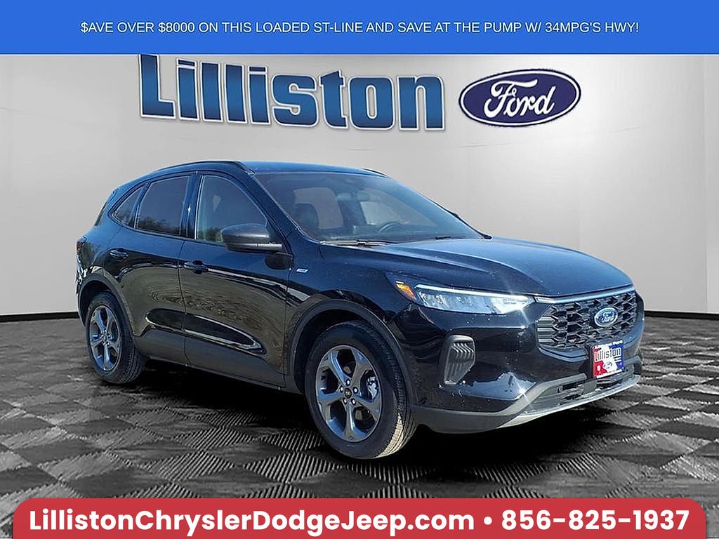 Black Metallic 2025 Ford Escape ST-Line FWD SUV / Crossover Front-Wheel Drive 8-Speed Automatic