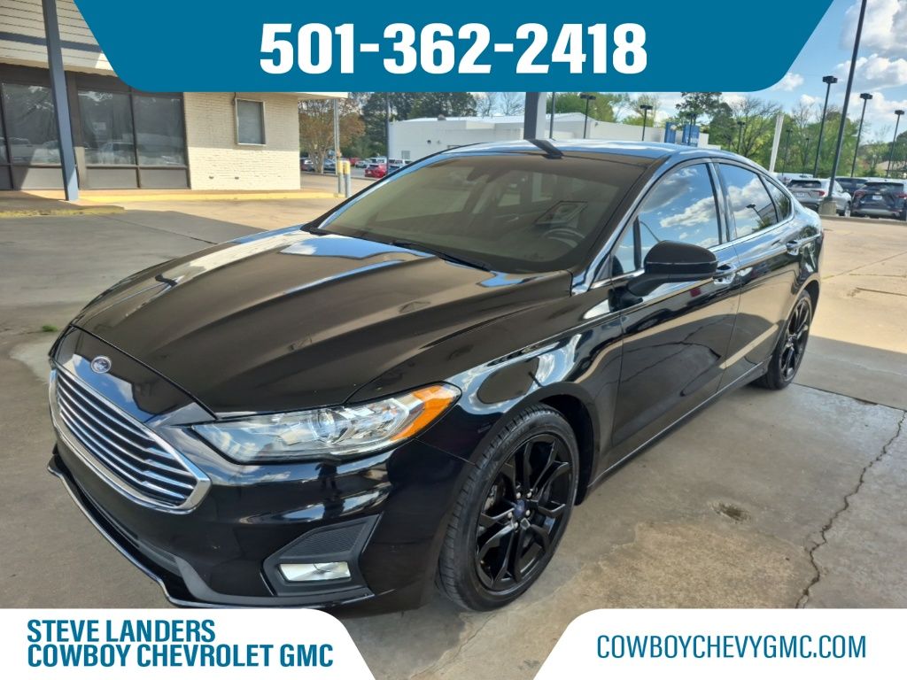 Black Metallic 2020 Ford Fusion SE FWD Sedan Front-Wheel Drive 6-Speed Automatic