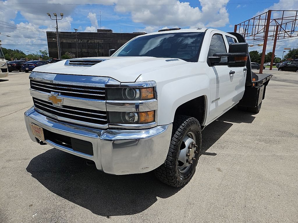Summit White 2017 Chevrolet Silverado 3500HD Work Truck Crew Cab LB DRW 4WD Pickup Truck Four-Wheel Drive 6-Speed Automatic