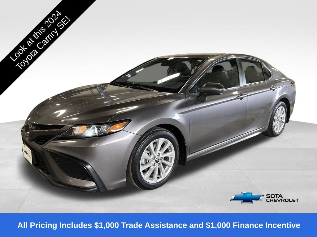 Predawn Gray Mica 2024 Toyota Camry SE FWD Sedan Front-Wheel Drive 8-Speed Automatic