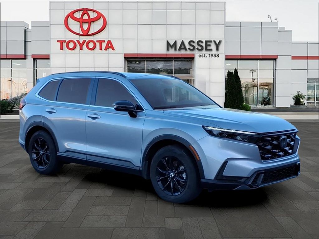 Lunar Silver Metallic 2024 Honda CR-V Hybrid Sport-L FWD SUV / Crossover Front-Wheel Drive Continuously Variable Transmission