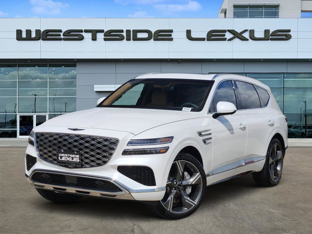 2025 Genesis GV80 3.5T Prestige White at Genesis of Spring