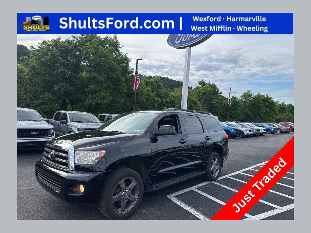Black 2015 Toyota Sequoia SR5 4WD SUV / Crossover Four-Wheel Drive 6-Speed Automatic