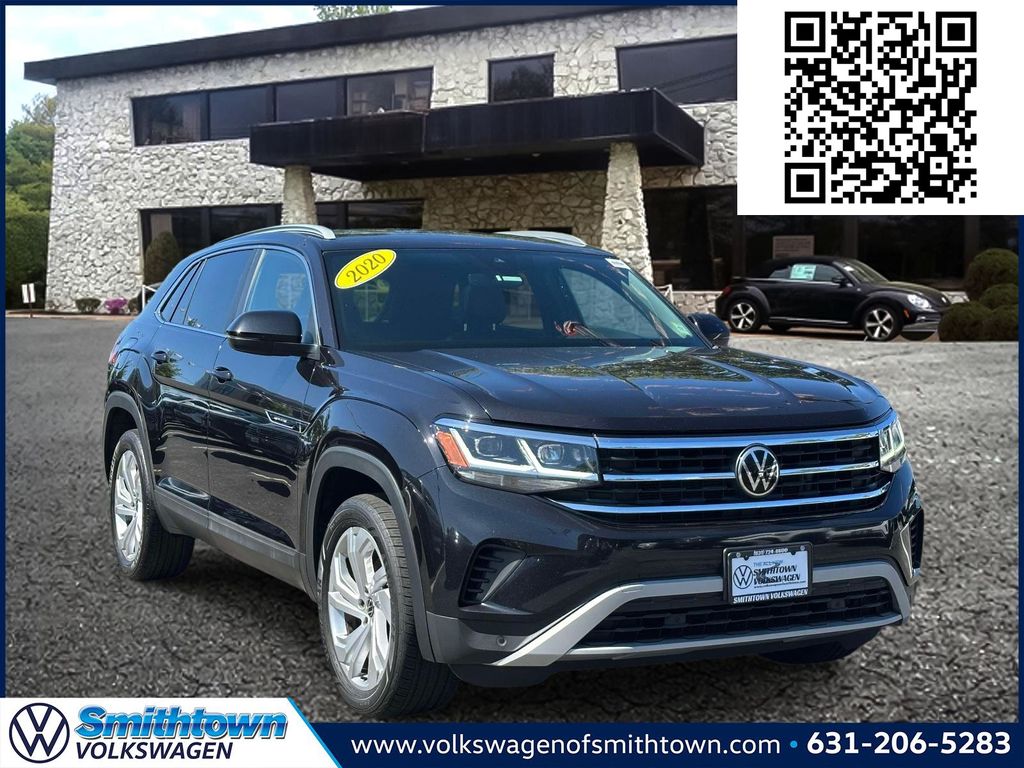 Deep Black 2020 Volkswagen Atlas Cross Sport SUV / Crossover All-Wheel Drive 8-Speed Automatic