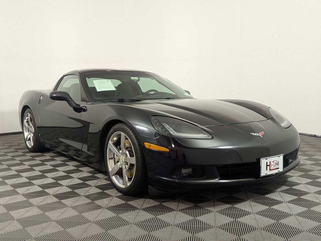 2008 Black Chevrolet Corvette Base RWD Coupe