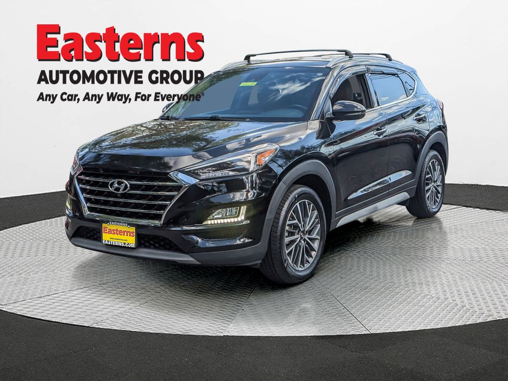 Black Noir Pearl 2021 Hyundai Tucson Limited AWD SUV / Crossover All-Wheel Drive 6-Speed Automatic