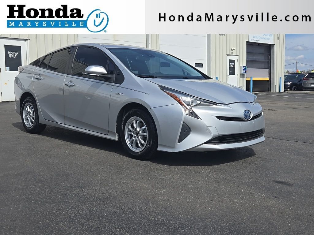 Classic Silver Metallic 2017 Toyota Prius Two FWD Hatchback Front-Wheel Drive Continuously Variable Transmission