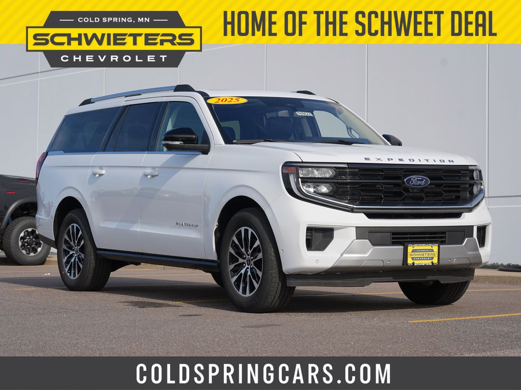 Oxford White 2025 Ford Expedition MAX Platinum 4WD SUV / Crossover Four-Wheel Drive Automatic