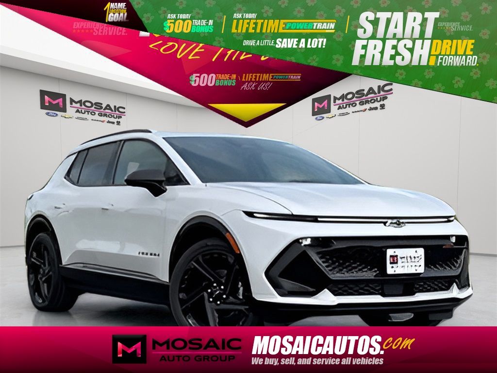 White (Iridescent Pearl Tricoat) 2025 Chevrolet Equinox EV RS AWD SUV / Crossover All-Wheel Drive 1-Speed Automatic