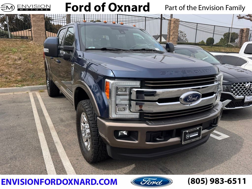 Brown 2017 Ford F-250 Super Duty King Ranch Crew Cab 4WD Pickup Truck Four-Wheel Drive 6-Speed Automatic