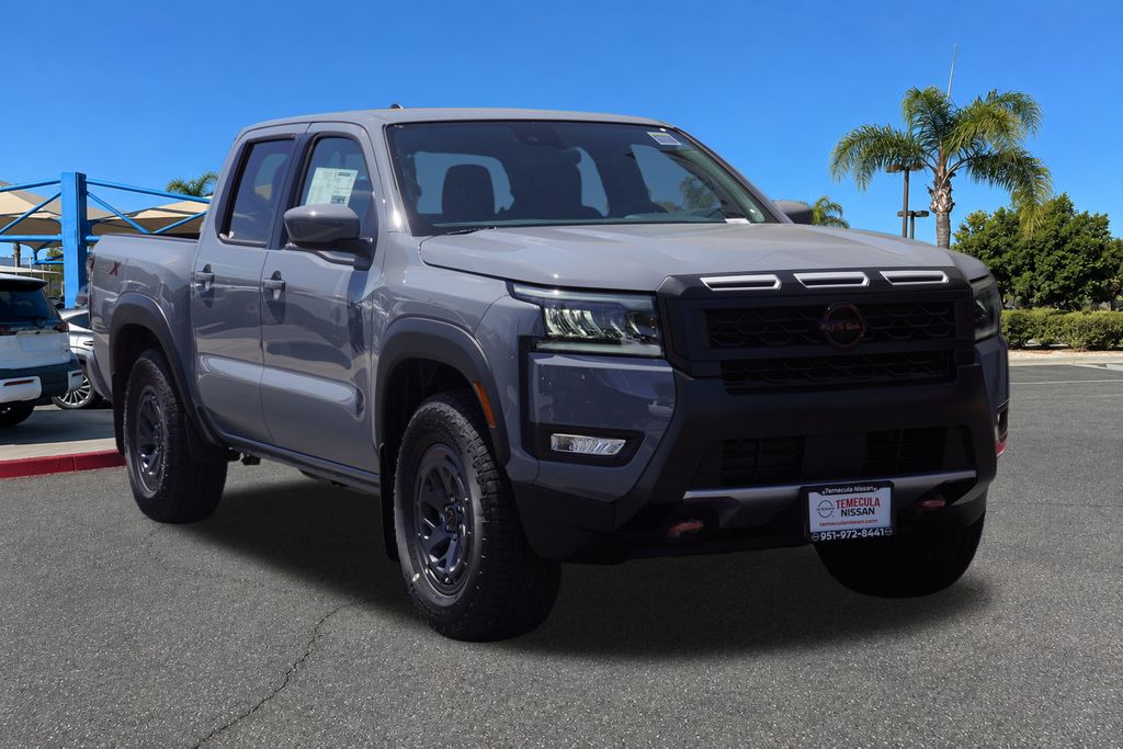 Boulder Gray Pearl 2026 Nissan Frontier Pickup Truck 4X2 9-Speed Automatic Overdrive