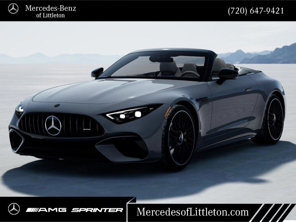 MANUFAKTUR Alpine Gray 2026 Mercedes-Benz SL-Class AMG SL 55 4MATIC Convertible All-Wheel Drive 9-Speed Automatic