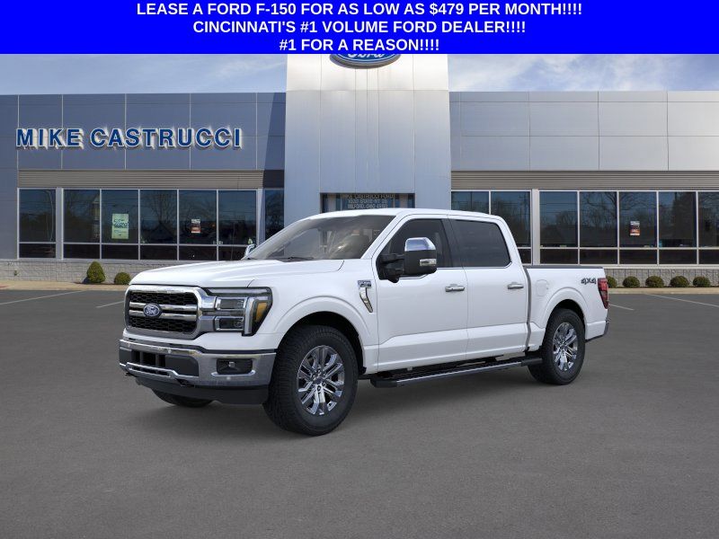 White Metallic 2026 Ford F-150 Pickup Truck Four-Wheel Drive Automatic