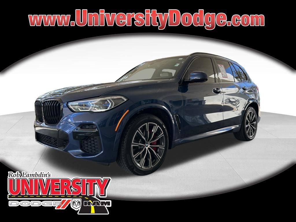 Phytonic Blue Metallic 2022 BMW X5 xDrive40i AWD SUV / Crossover All-Wheel Drive 8-Speed Automatic