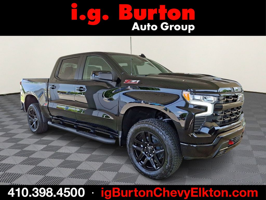 Black 2026 Chevrolet Silverado 1500 Pickup Truck Four-Wheel Drive Automatic