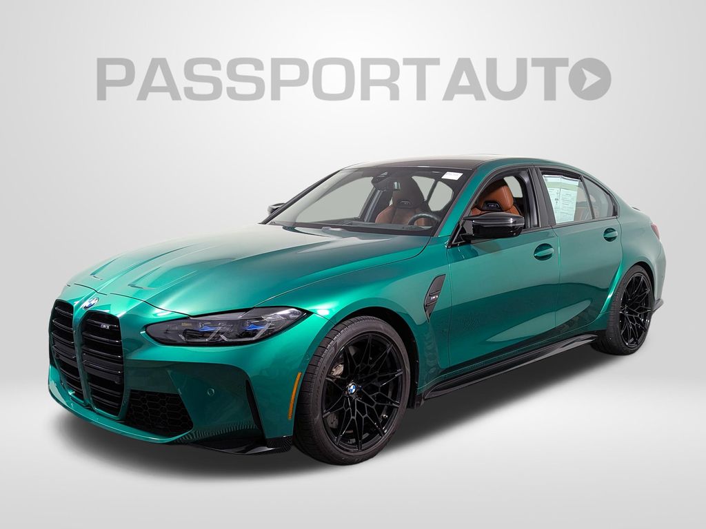 Isle of Man Green Metallic 2024 BMW M3 Sedan Rear-Wheel Drive 6-Speed Manual